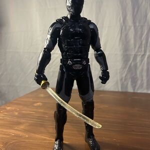 Snake Eyes 12" Ninja Strike Hasbro GI Joe Action Figure with Sword
